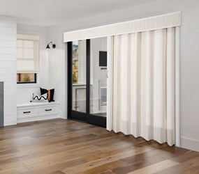 SouthSeas: Woven Wood Bi-Fold Doors